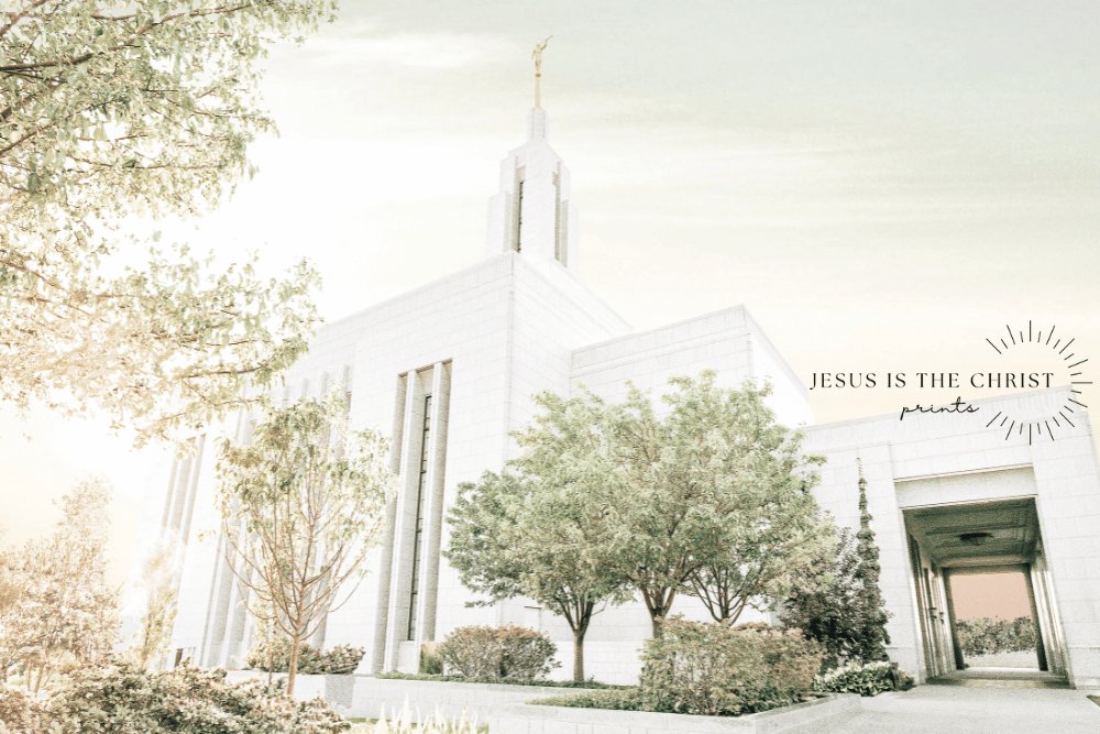 Draper Temple Side - Jesus is the Christ Prints