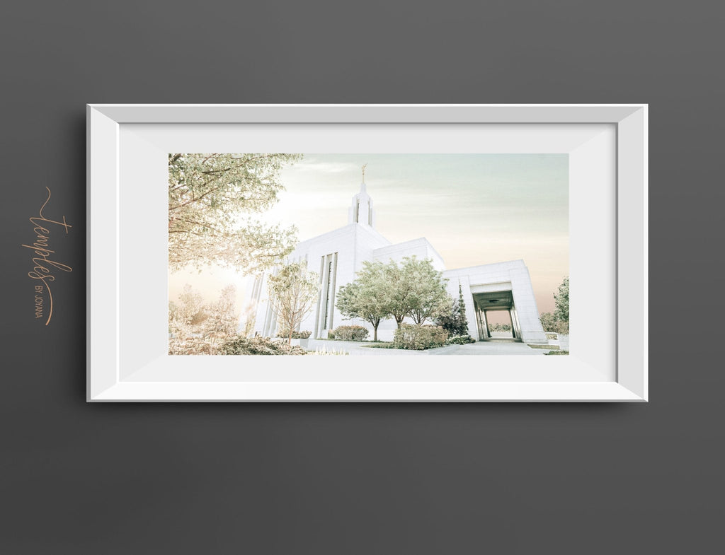 Draper Temple Side - Jesus is the Christ Prints