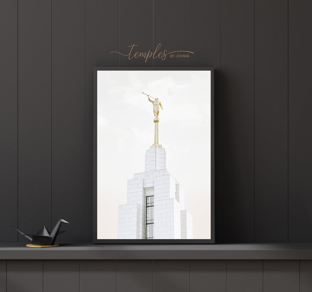 Draper Utah Temple Spire - Jesus is the Christ Prints