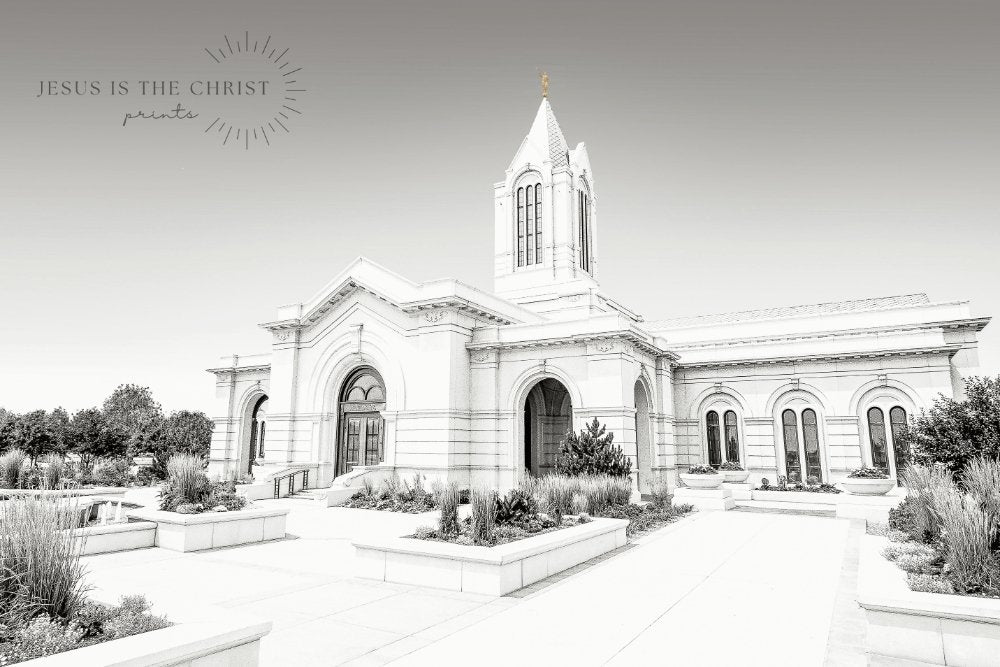 Fort Collins Black & White - Jesus is the Christ Prints