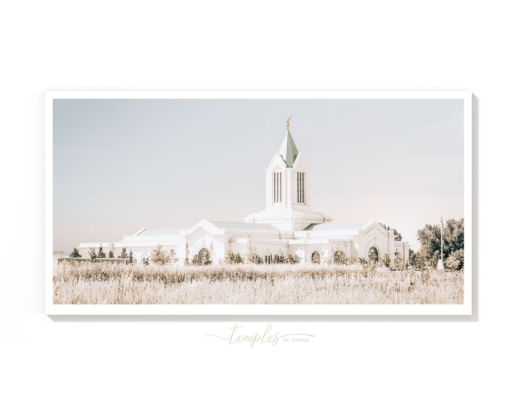 Fort Collins Field Blue Sky - Jesus is the Christ Prints