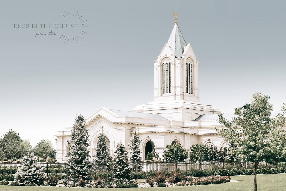 Fort Collins Landscape Blue Sky - Jesus is the Christ Prints