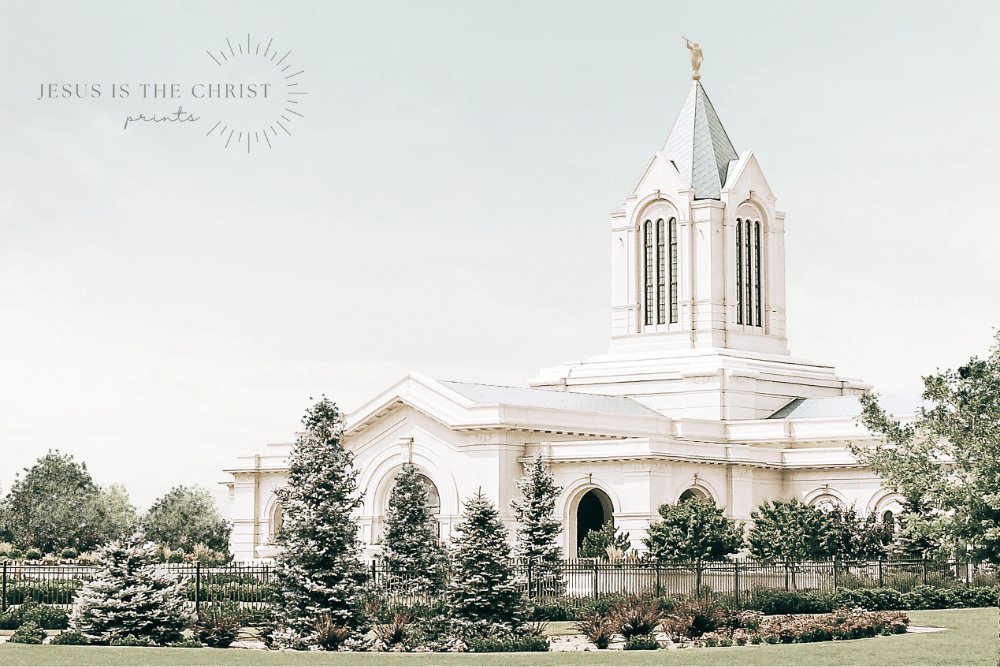 Fort Collins Landscape Clear Sky - Jesus is the Christ Prints