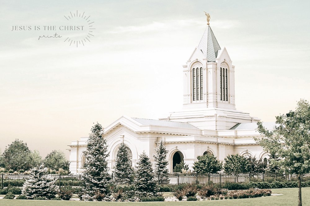 Fort Collins Landscape Warm Sky - Jesus is the Christ Prints