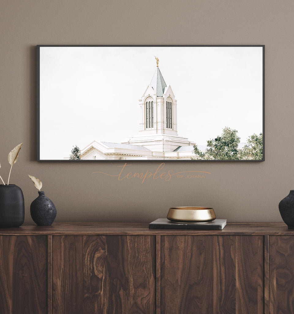 Fort Collins Spire White Sky - Jesus is the Christ Prints