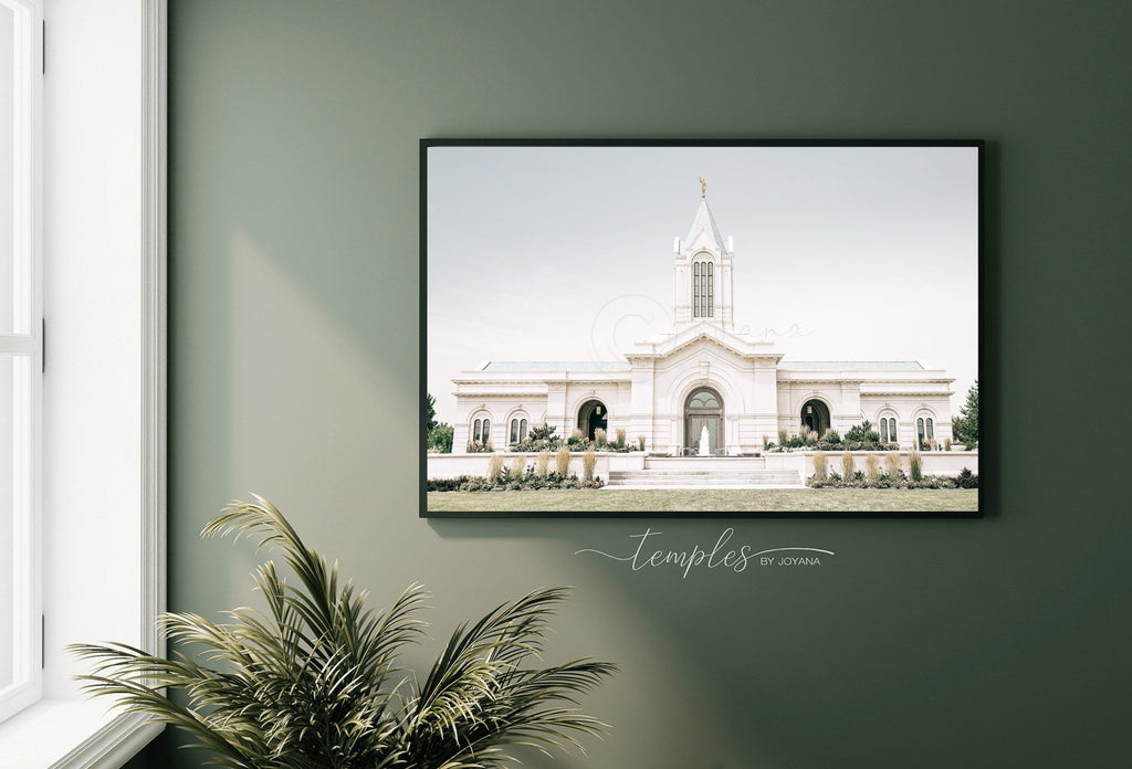 Fort Collins Temple Blue Sky - Jesus is the Christ Prints
