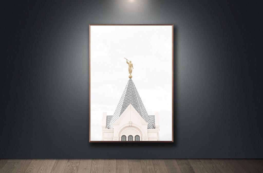 Fort Collins Temple Spire White - Jesus is the Christ Prints