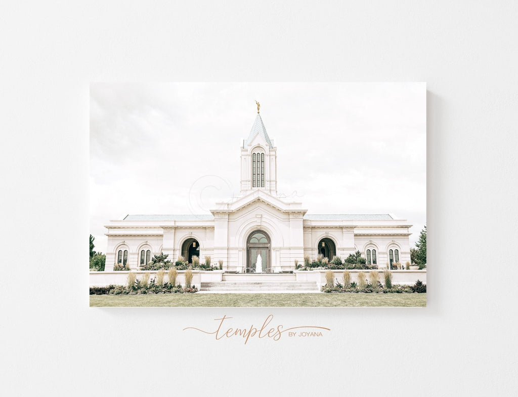 Fort Collins Temple White Sky - Jesus is the Christ Prints