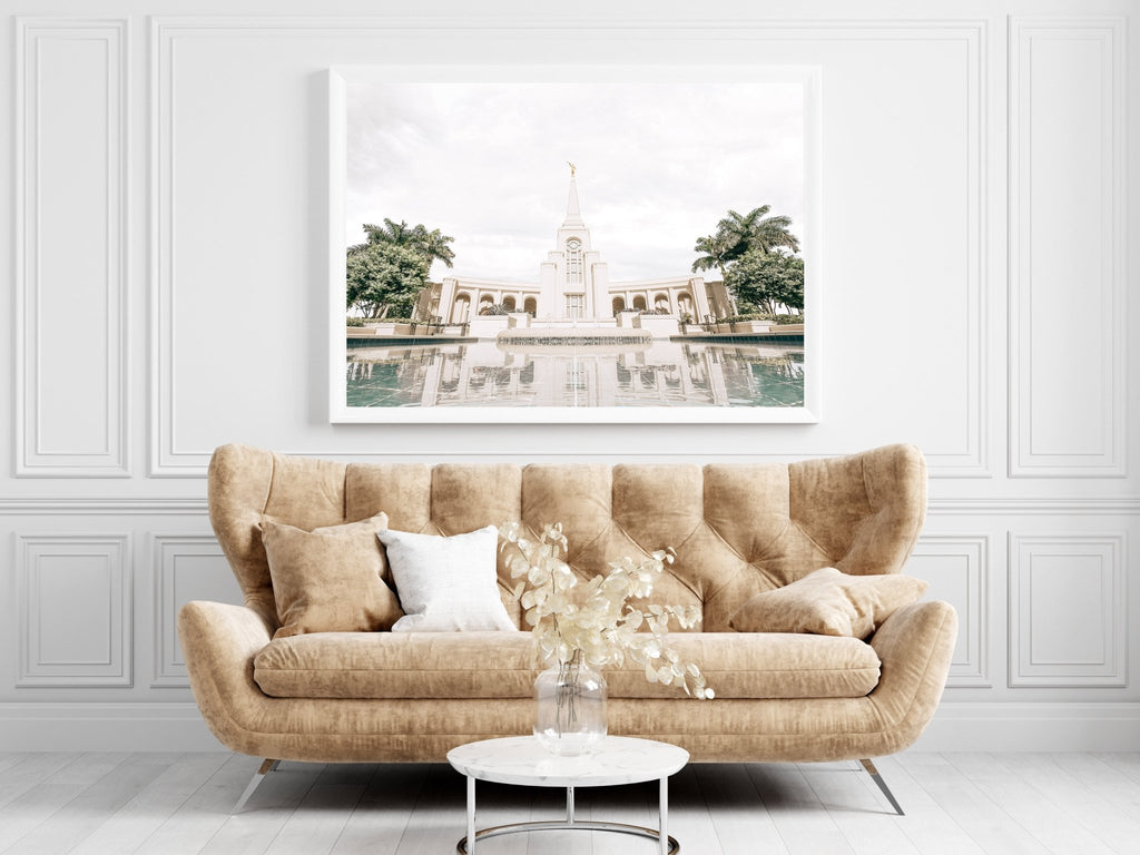 Fort Lauderdale Florida White Sky - Jesus is the Christ Prints