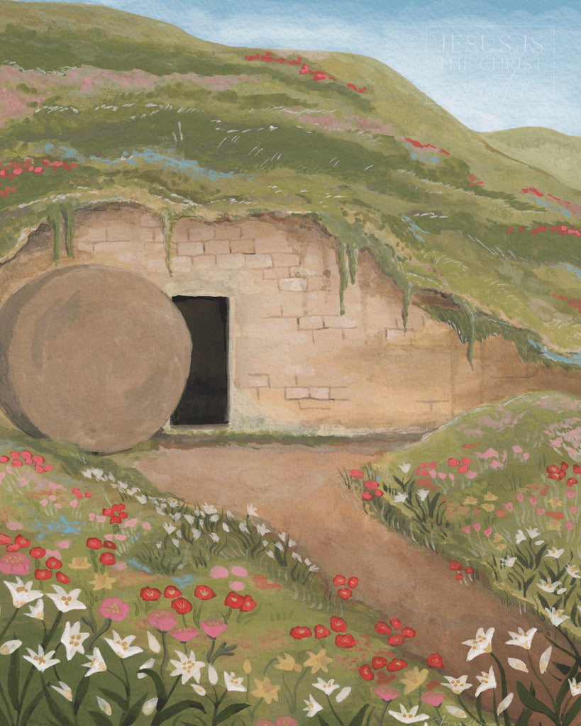 Garden Tomb - Jesus is the Christ Prints