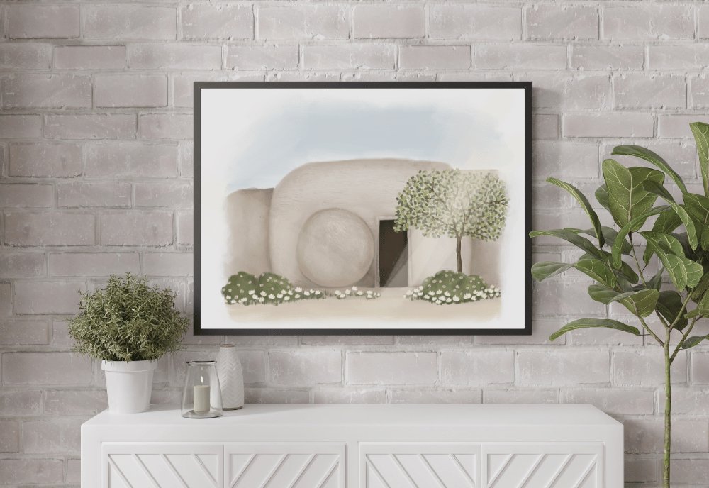 Garden Tomb - Jesus is the Christ Prints