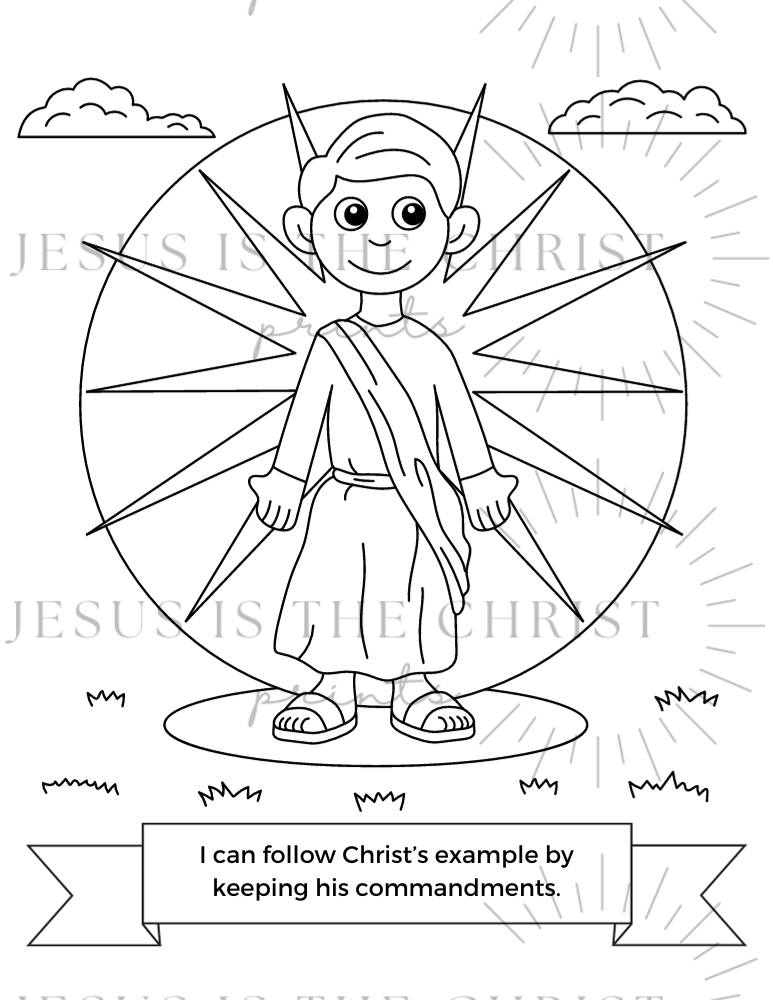 General Conference Activity Packet for Kids (Digital Download) - Jesus is the Christ Prints