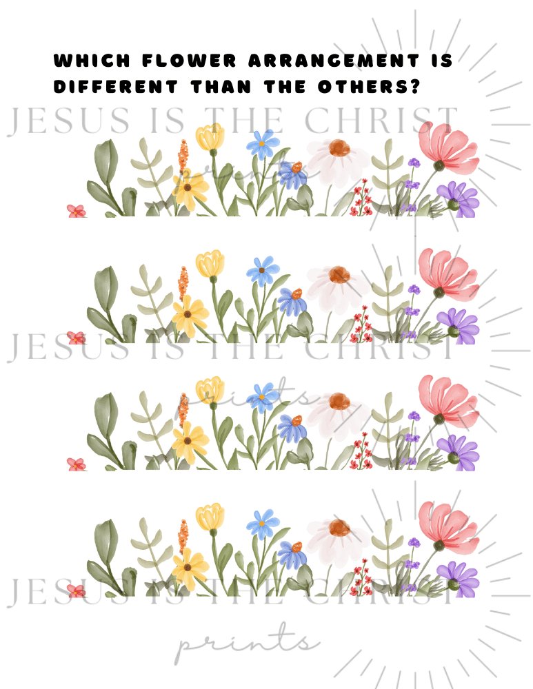General Conference Activity Packet for Kids (Digital Download) - Jesus is the Christ Prints