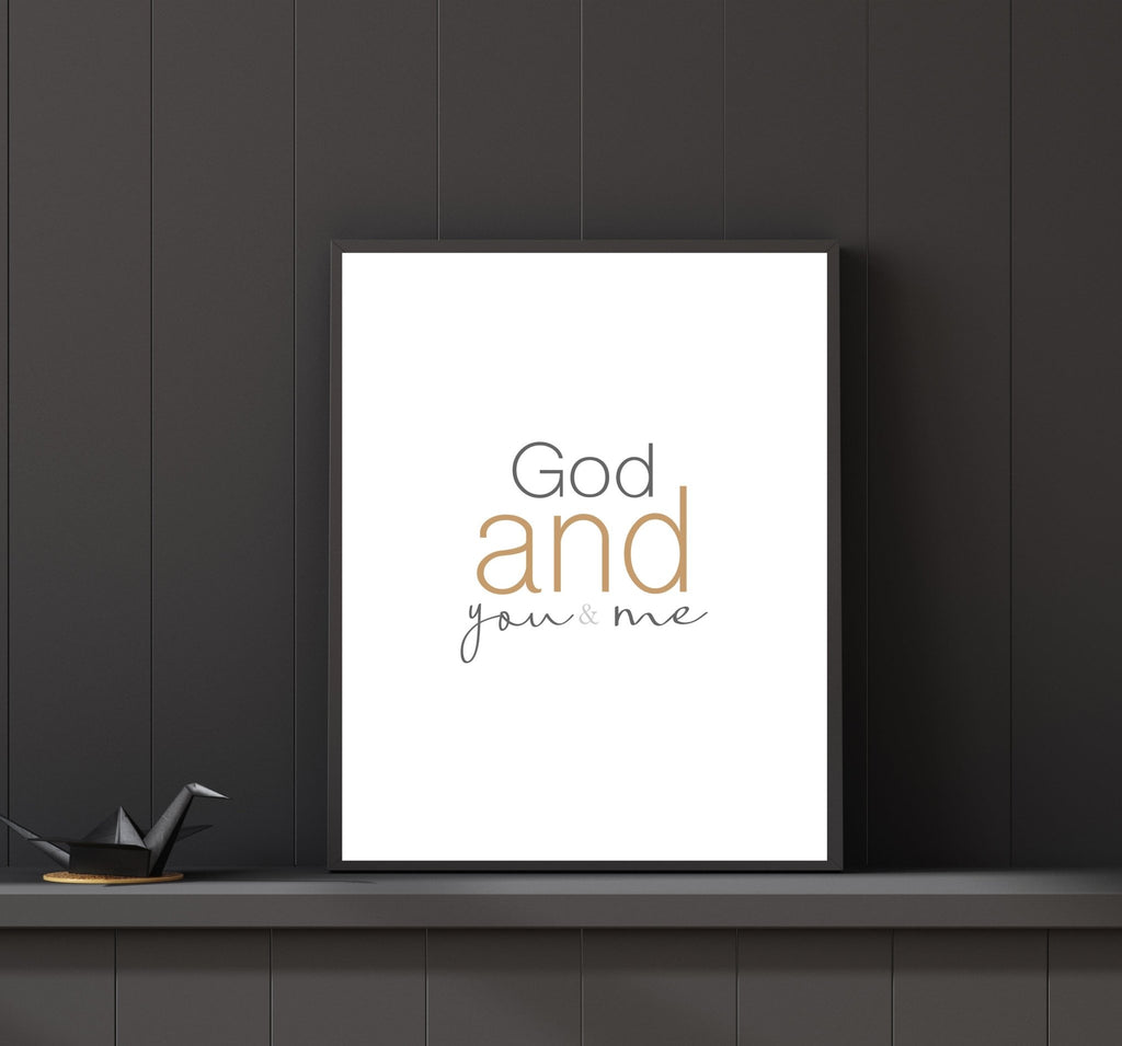God, You & Me - Jesus is the Christ Prints