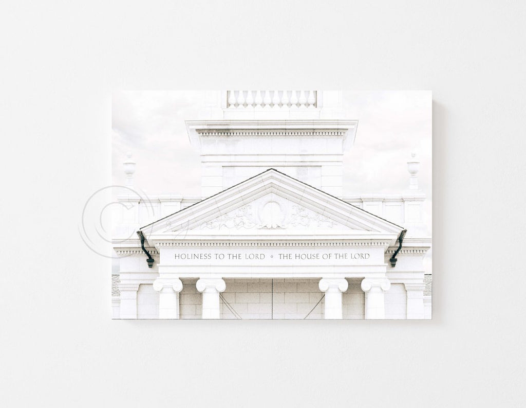 Hartford Temple Detail White - Jesus is the Christ Prints