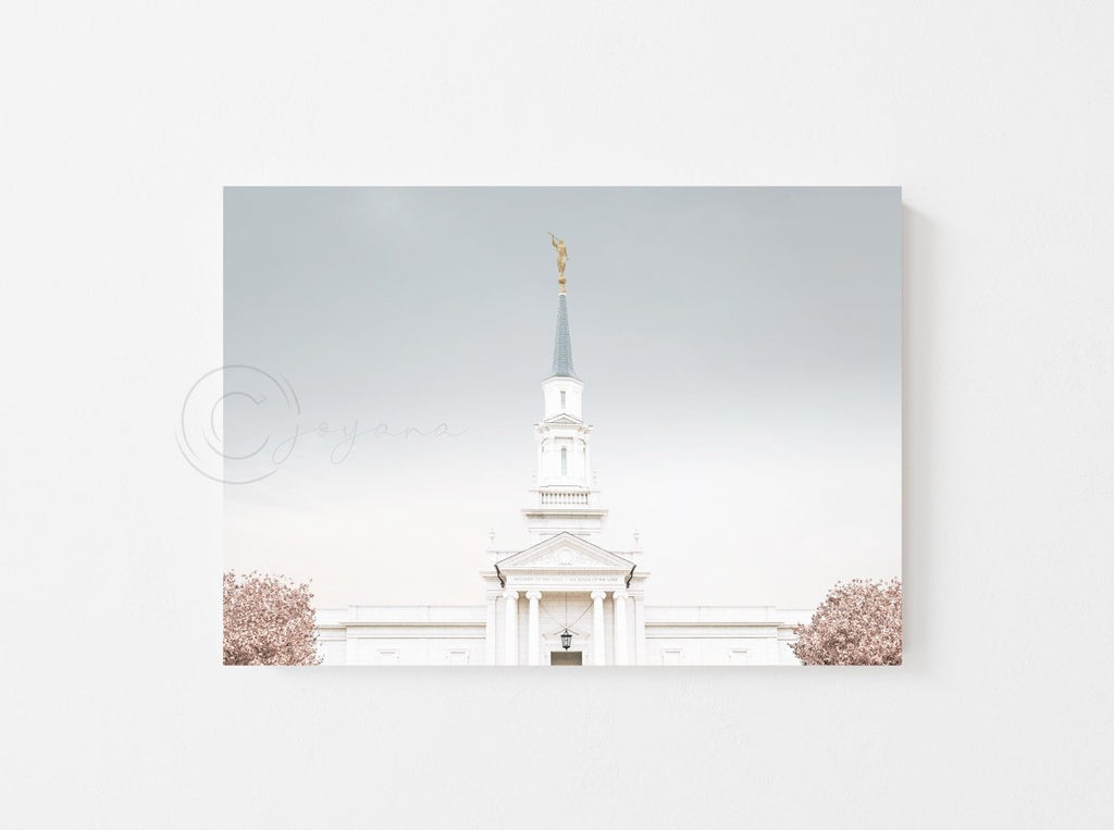 Hartford Temple Spire Blue - Jesus is the Christ Prints