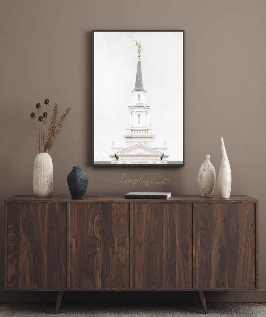 Hartford Temple Spire White - Jesus is the Christ Prints
