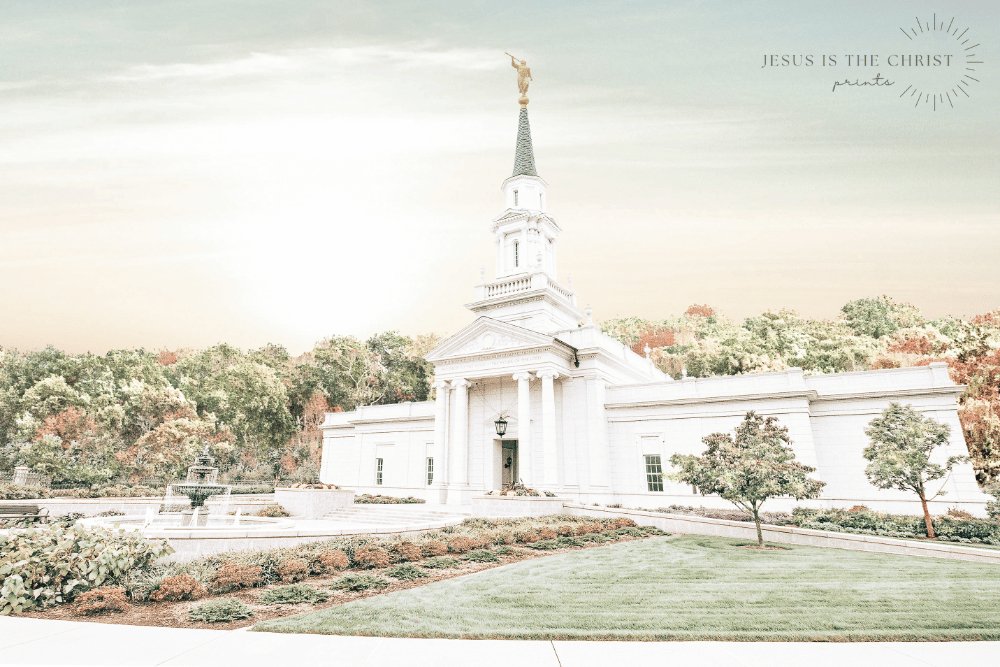 Hartford Temple Warm Sage - Jesus is the Christ Prints