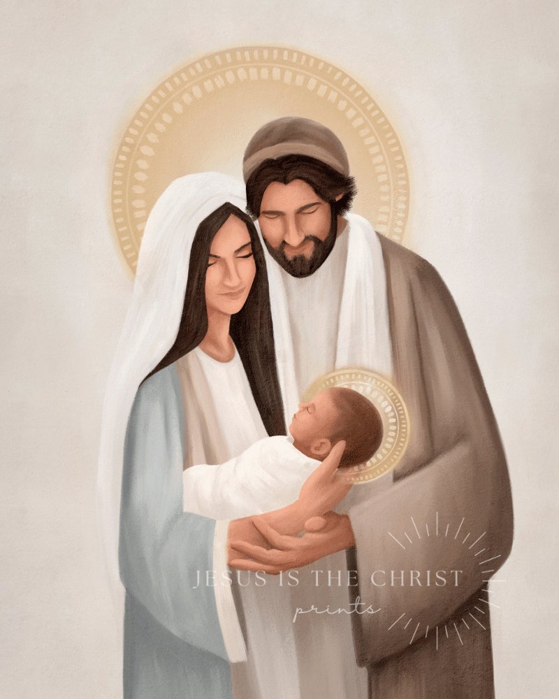 Holy Family - Jesus is the Christ Prints