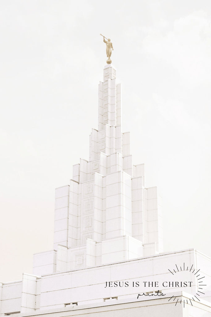 Idaho Falls White Skies - Jesus is the Christ Prints