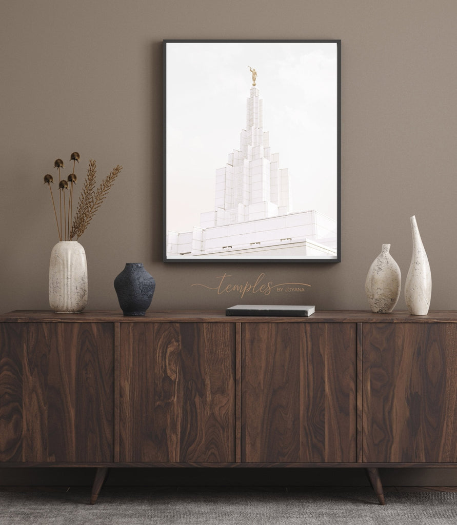 Idaho Falls White Skies - Jesus is the Christ Prints