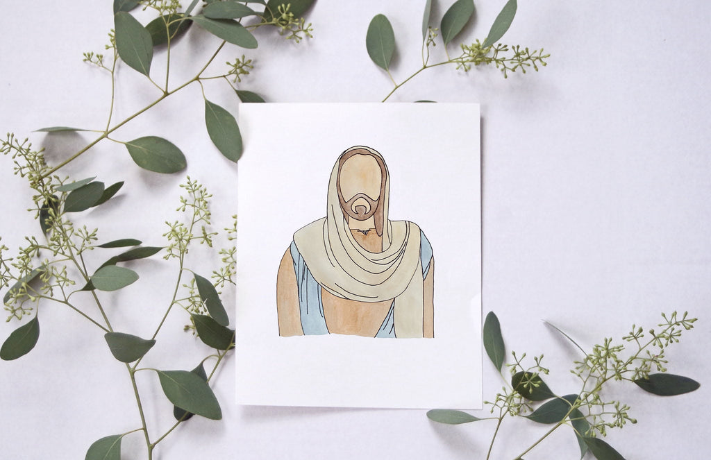 Jesus Watercolor - Jesus is the Christ Prints
