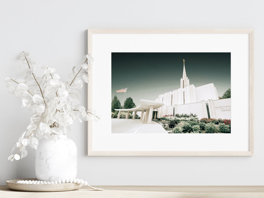 Jordan River Utah Temple - Jesus is the Christ Prints