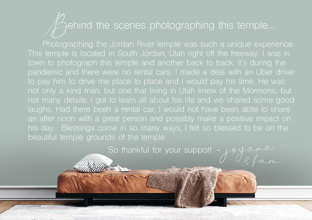 Jordan River Utah Temple - Jesus is the Christ Prints