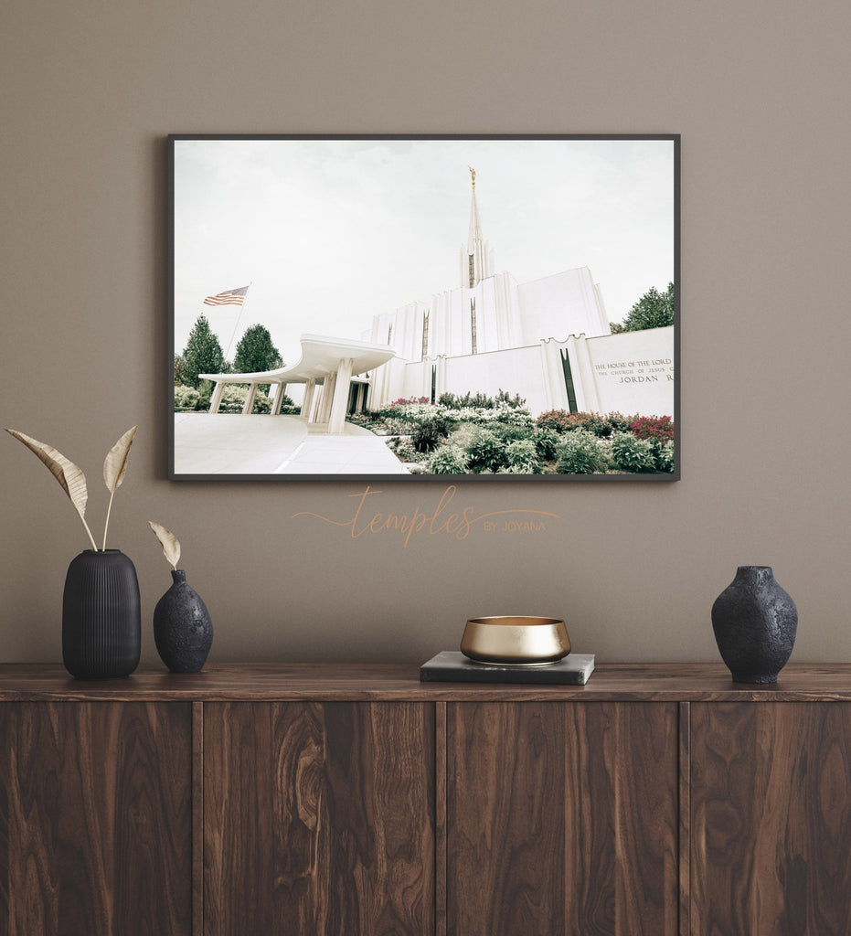Jordan River Utah Temple - Jesus is the Christ Prints