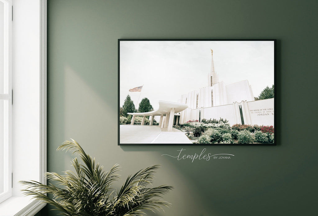 Jordan River Utah Temple - Jesus is the Christ Prints
