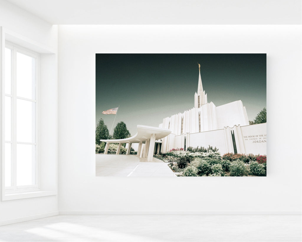 Jordan River Utah Temple - Jesus is the Christ Prints
