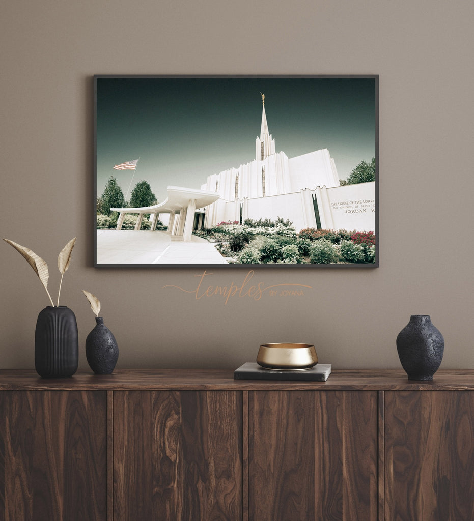 Jordan River Utah Temple - Jesus is the Christ Prints