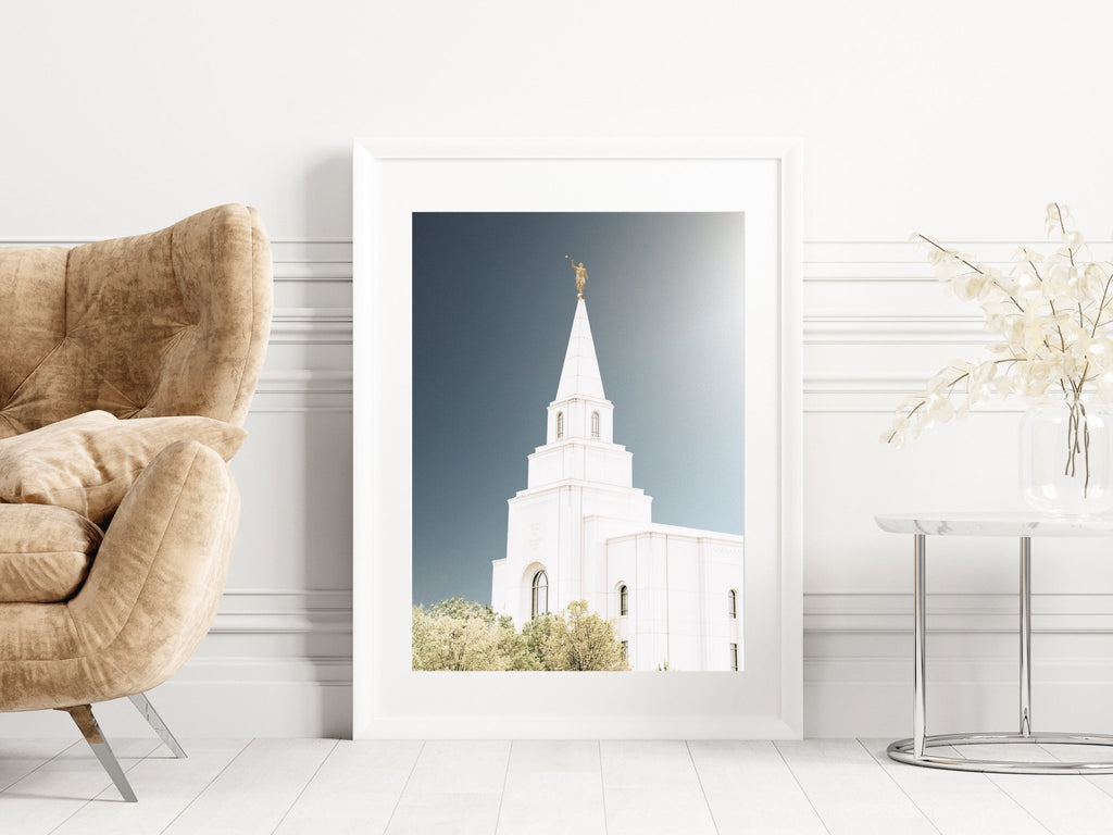 Kansas City Temple Spire - Jesus is the Christ Prints