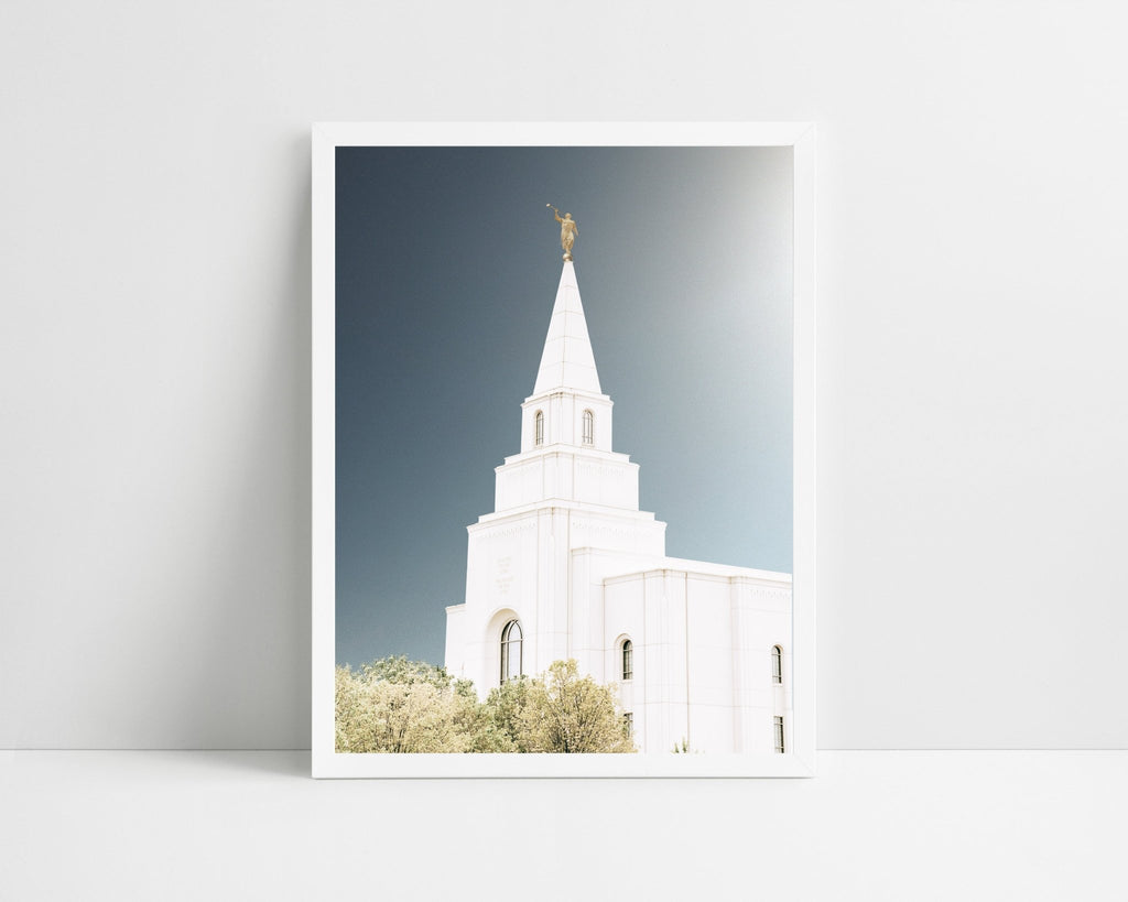 Kansas City Temple Spire - Jesus is the Christ Prints