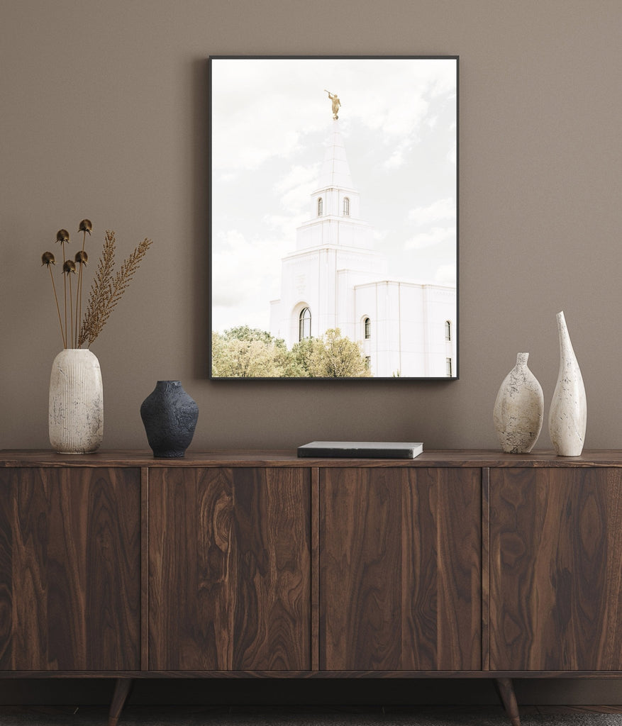 Kansas City Temple Spire - Jesus is the Christ Prints