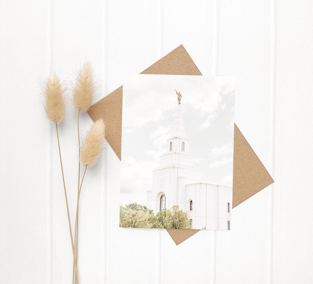 Kansas City Temple Spire - Jesus is the Christ Prints