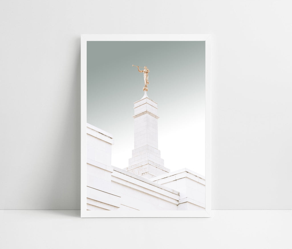 Kona Hawaii Temple Spire Sage - Jesus is the Christ Prints