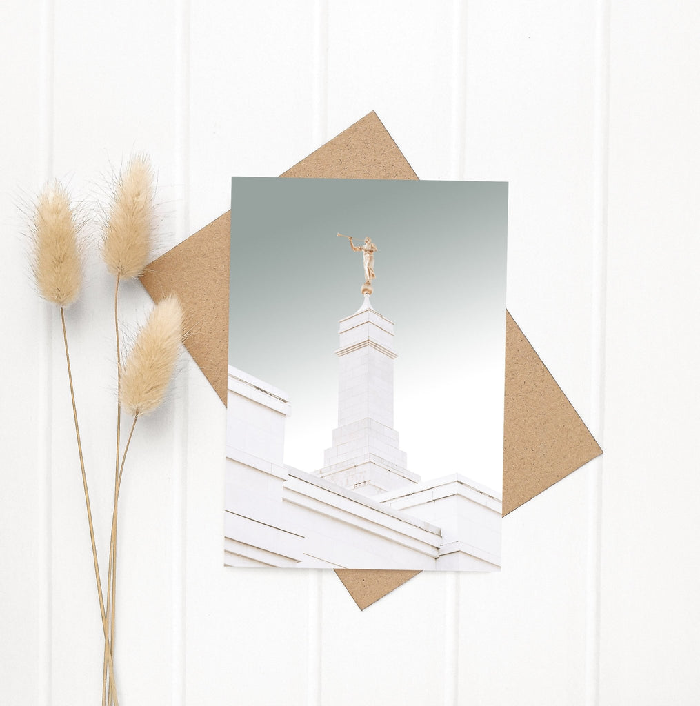 Kona Hawaii Temple Spire Sage - Jesus is the Christ Prints