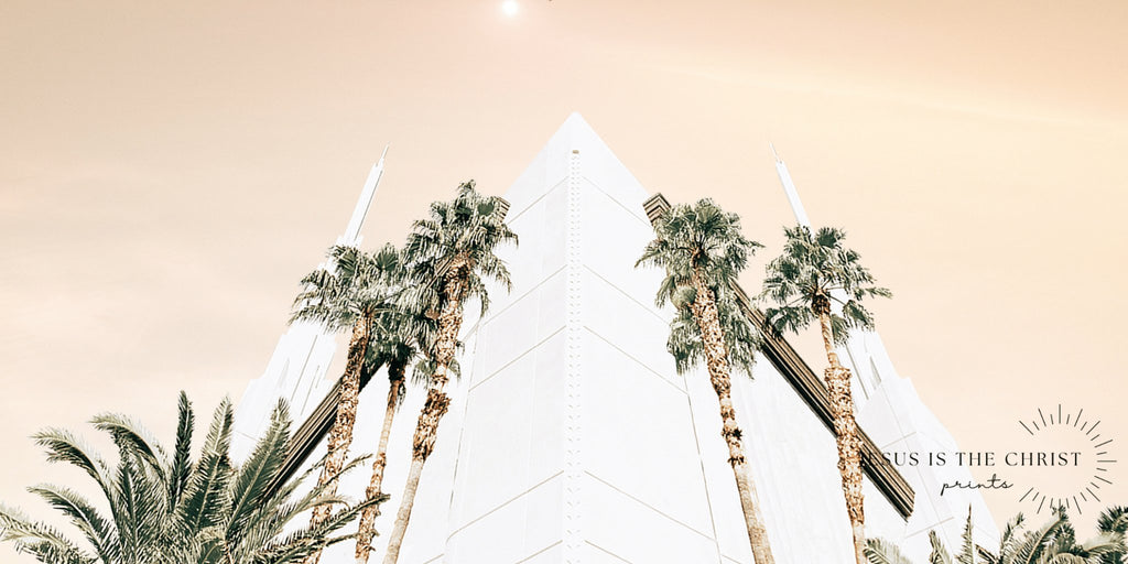 Las Vegas Nevada Temple - Jesus is the Christ Prints
