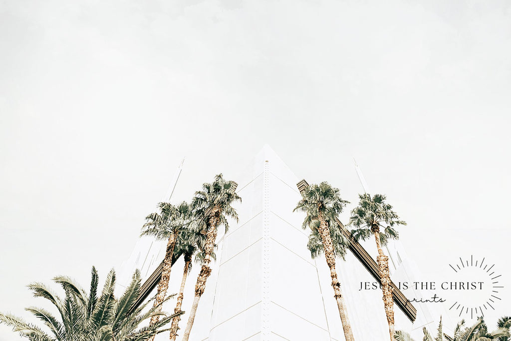 Las Vegas Nevada Temple - Jesus is the Christ Prints