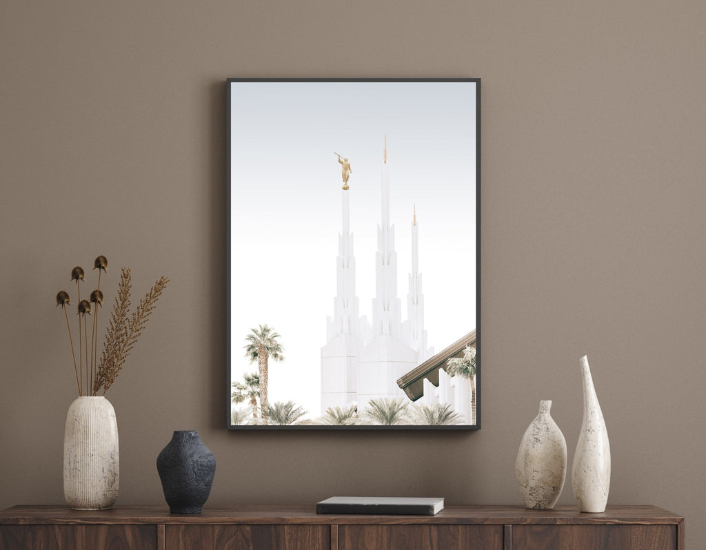 Las Vegas Nevada Temple Spire - Jesus is the Christ Prints
