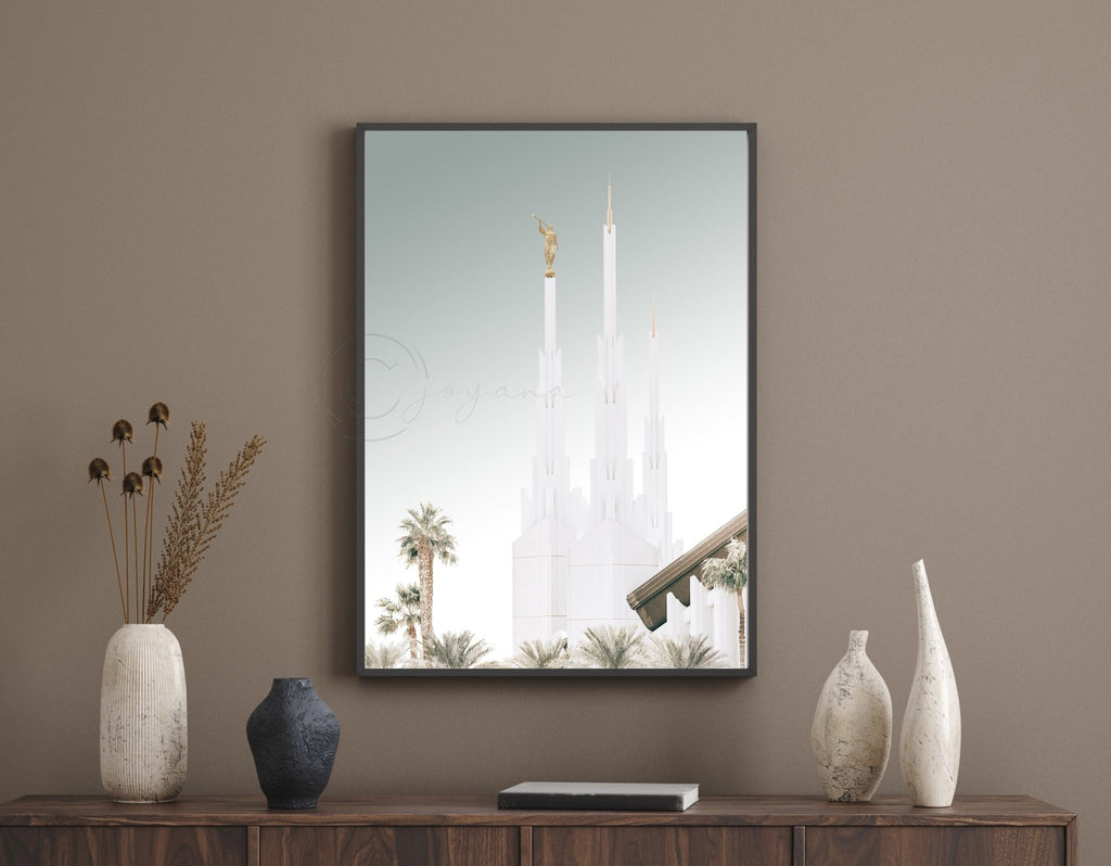 Las Vegas Nevada Temple Spire - Jesus is the Christ Prints