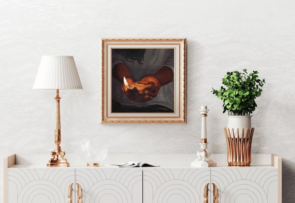 Lit Lamp - Jesus is the Christ Prints