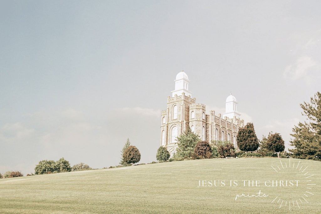 Logan Utah Temple - Jesus is the Christ Prints