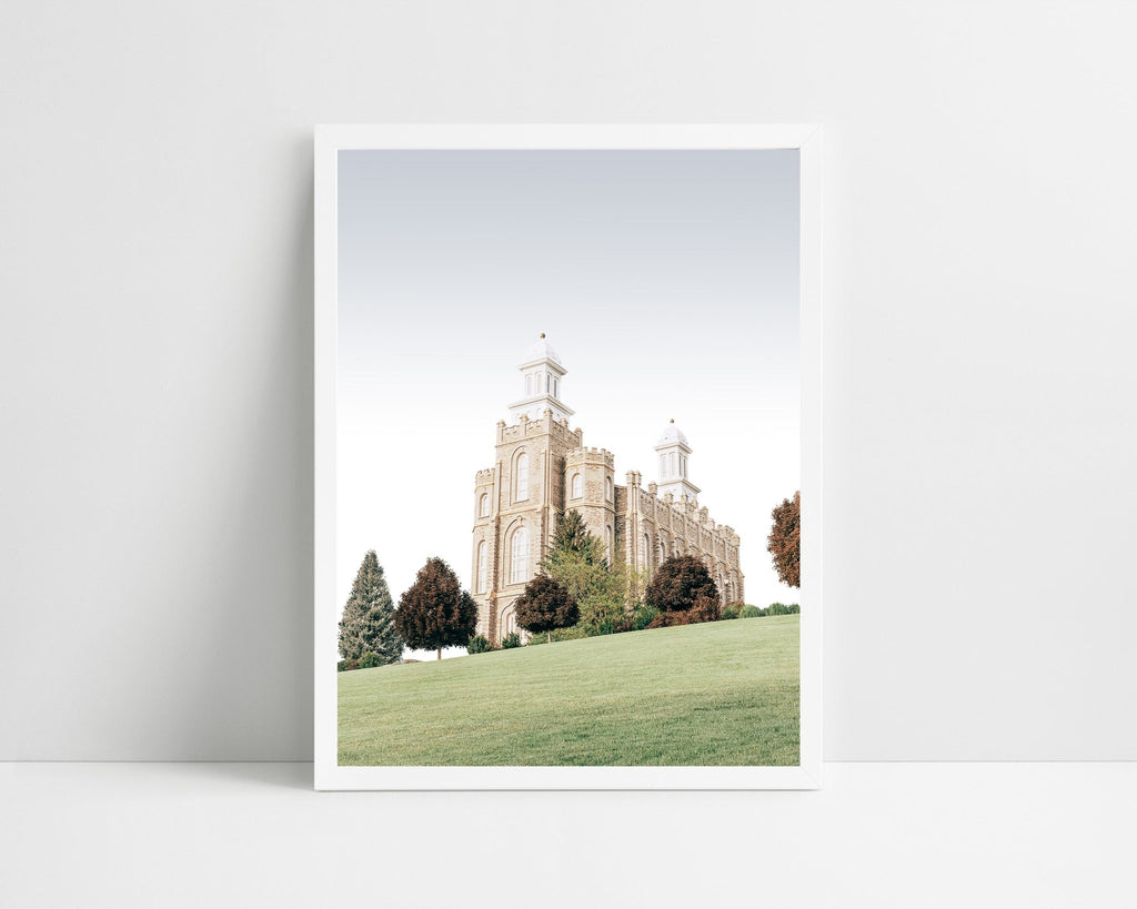 Logan Utah Temple Hill - Jesus is the Christ Prints
