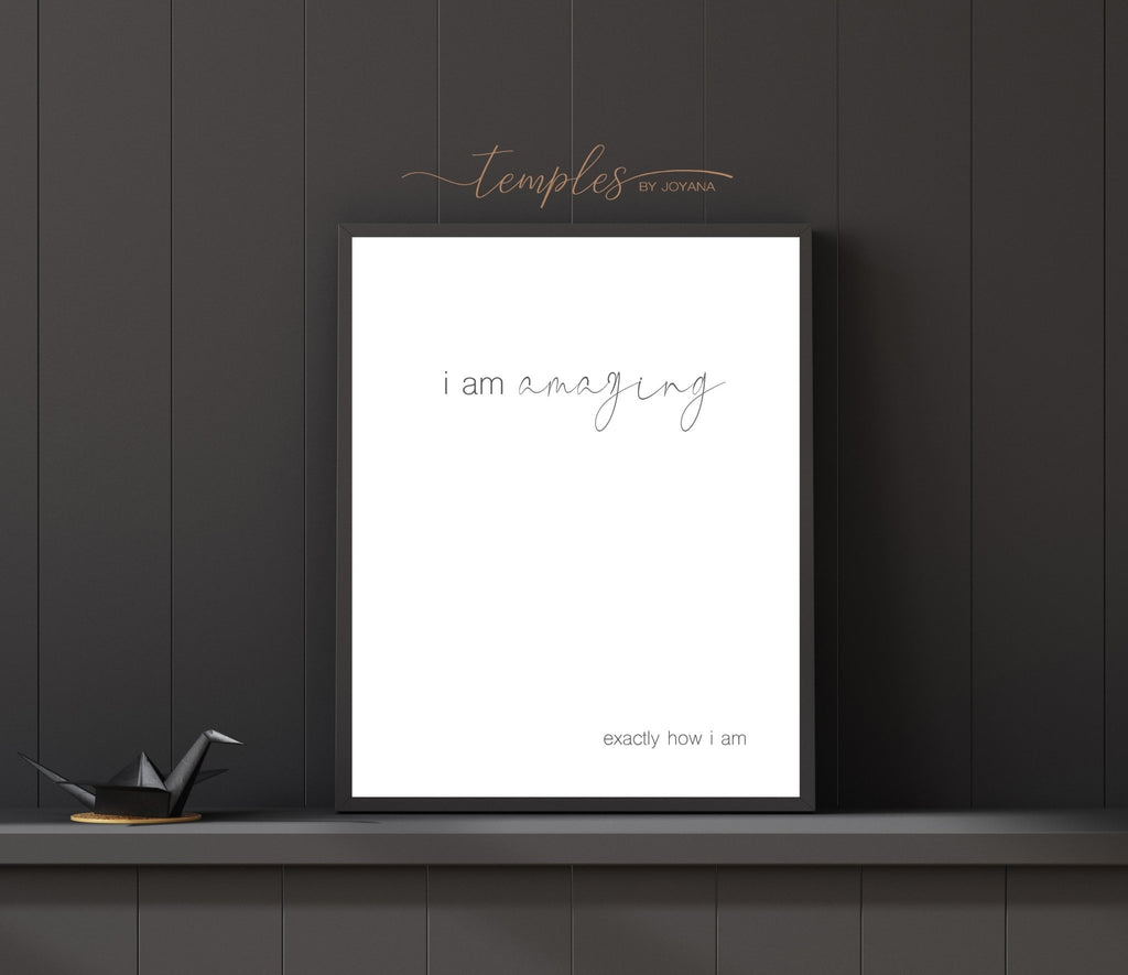 Loved Exactly How I Am - Jesus is the Christ Prints