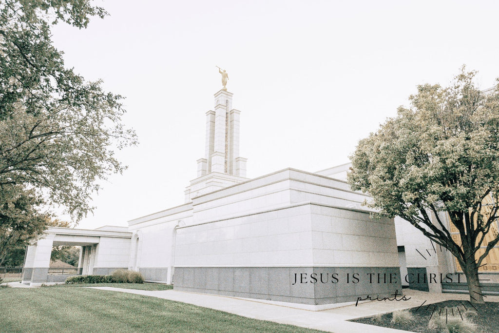 Lubbock Temple Side - Jesus is the Christ Prints