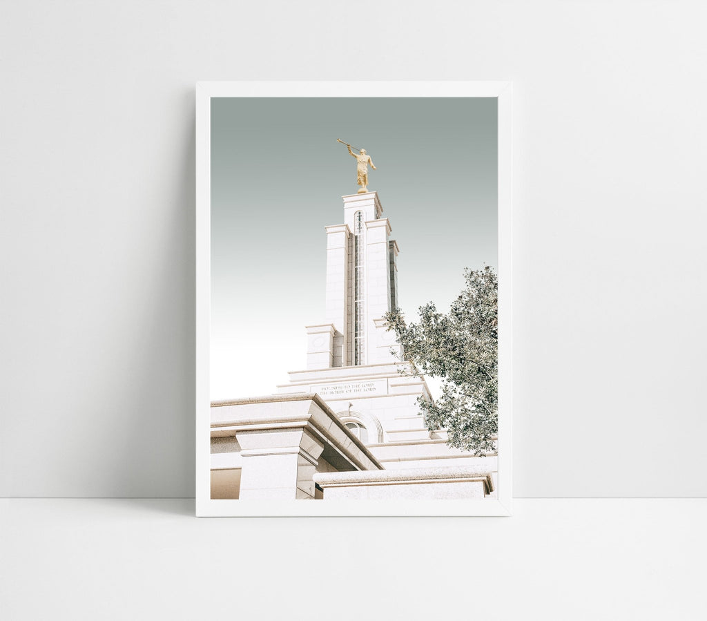 Lubbock Texas Temple Spire - Jesus is the Christ Prints