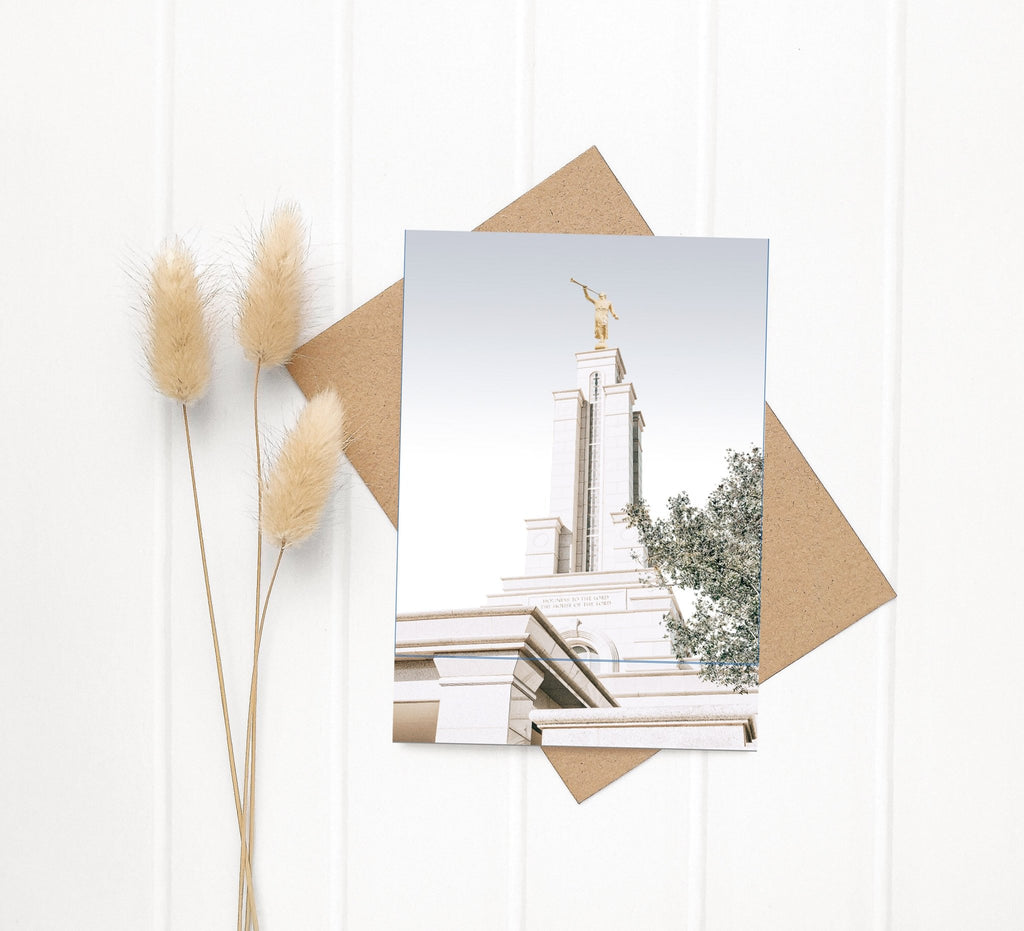 Lubbock Texas Temple Spire - Jesus is the Christ Prints