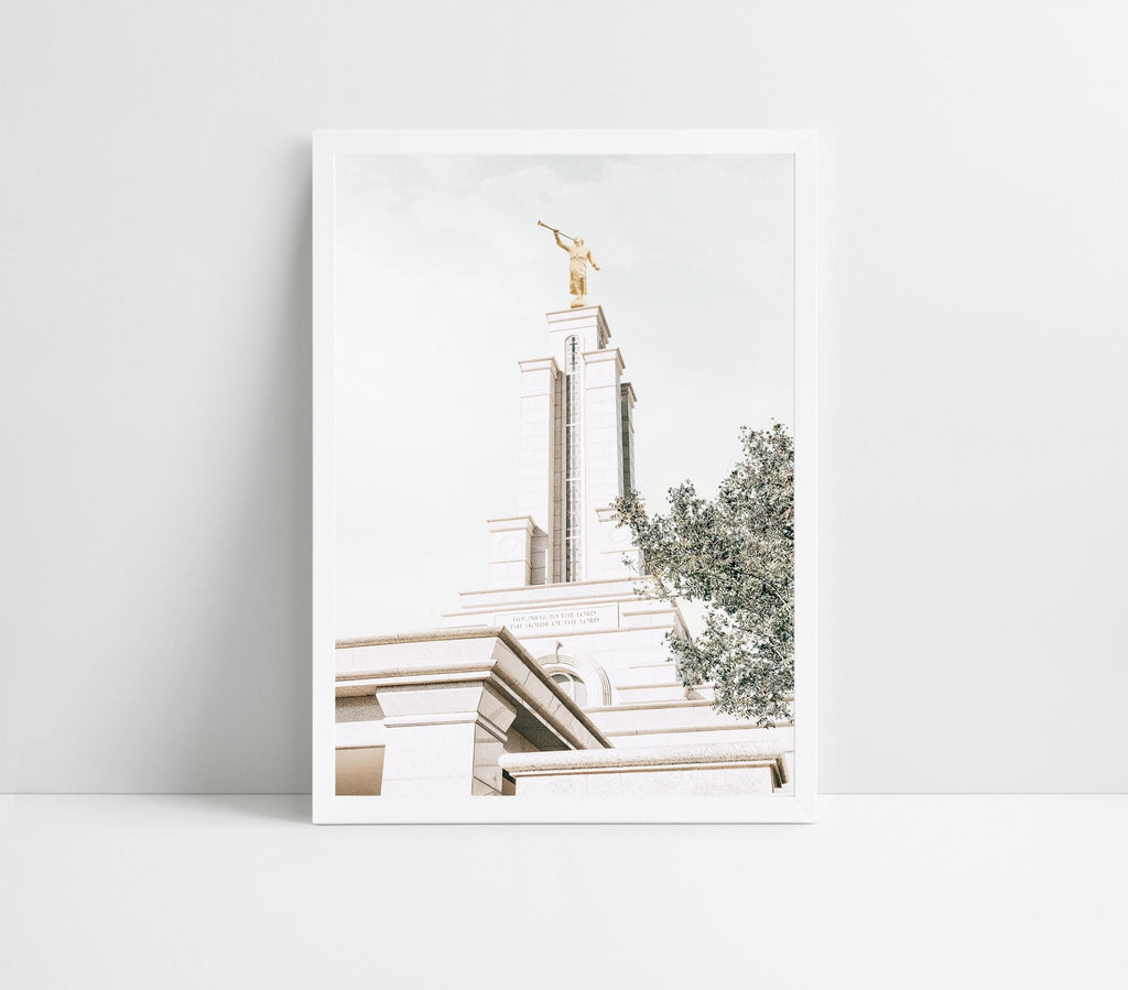 Lubbock Texas Temple Spire - Jesus is the Christ Prints